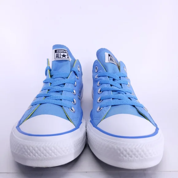 Converse All Star Blue and Yellow Low-Top Sneakers - Picture 6 of 12